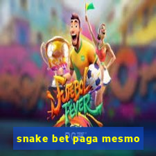 snake bet paga mesmo